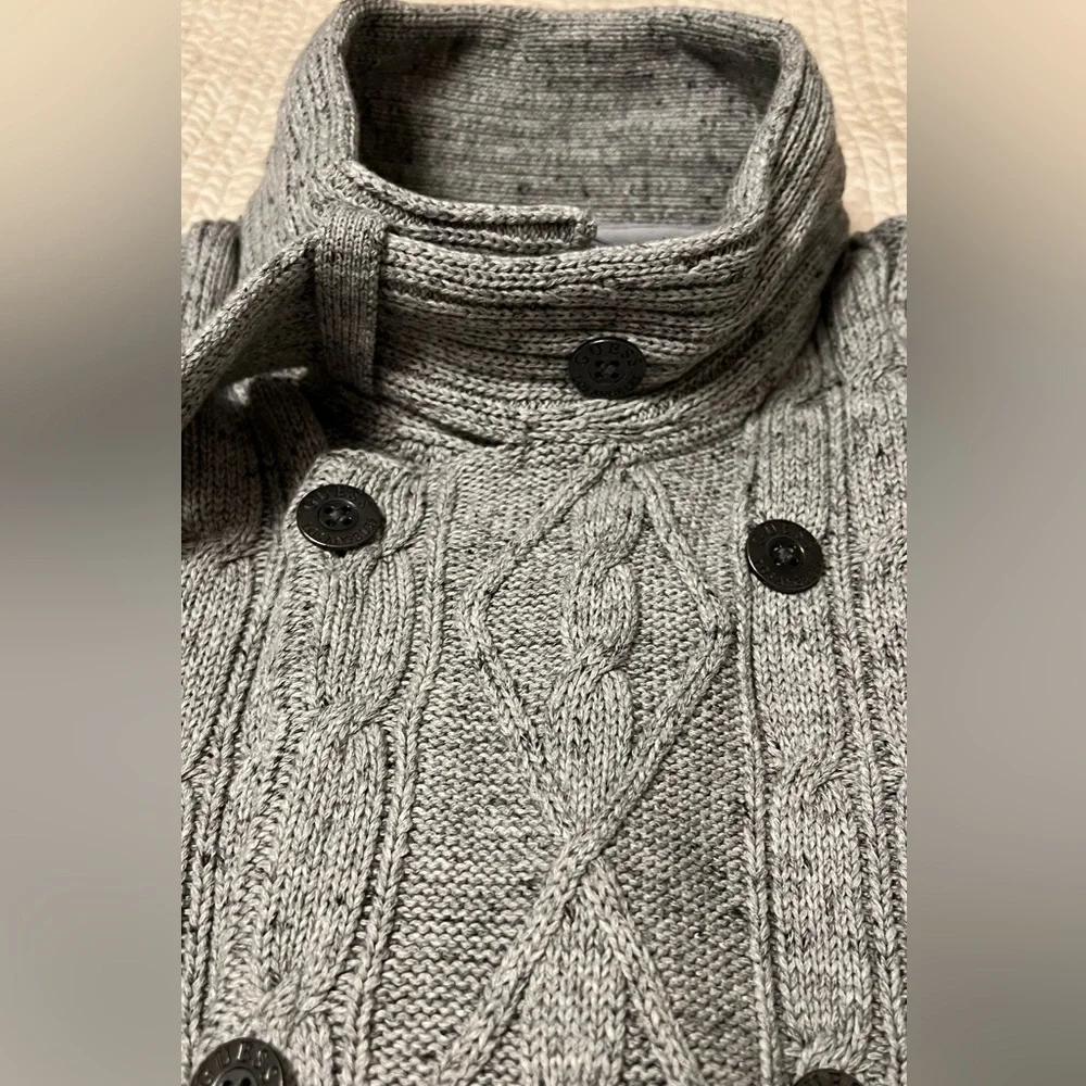 Vintage GUESS Double breasted cable sweater - Picture 14 of 15